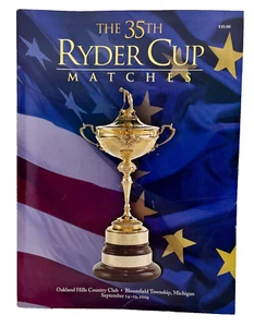 2004 SEP 14-19 35TH RYDER CUP MATCHES PROGRAM - OAKLAND HILLS CC Michigan 288 pp - Picture 1 of 3
