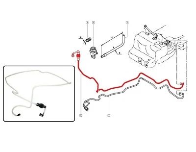 TUBO DE MANGUERA DE LÍNEA DE COMBUSTIBLE VAUXHALL MOVANO MKI 2.5 CDTI NISSAN INTERSTAR (X70) 93189896 Foto 1 de 4