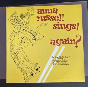 Anna Russell Sings! Again! - Vinyl LP Vintage 1953 Collectable Record - Picture 1 of 11