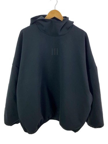 FEAR OF GOD FELPA CON CAPPUCCIO PAURA DI DIO 23AW PILE PESANTE 4XL POLIESTERE Nero IS5322 Usata