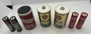 Vintage  General Electric GE Rechargeable Battery Lot - Eveready - Picture 1 of 4