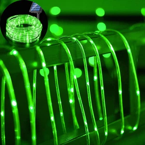 Solar Powered 100LED String Light Garden Path Yard Decor Outdoor for Christmas - Picture 1 of 16