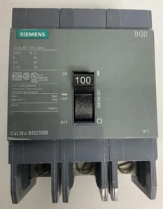 SIEMENS BQD3100 3P 100A 480V DISYUNTOR NUEVO EN CAJA - Imagen 1 de 7