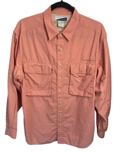 Exofficio Men’s Button Down Shirt Size Medium Outdoors Hiking Fishing Mauve - Picture 1 of 5