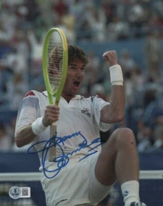 JIMMY CONNORS RARE TENNIS LEGEND SIGNED AUTOGRAPHED 8x10 PHOTO COA BECKETT BAS - Picture 1 of 1