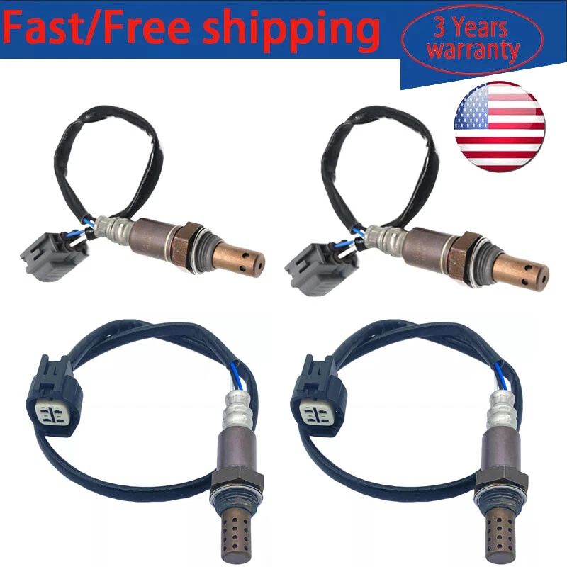4x Oxygen Sensor Up+Downstream For 2006 2007 2008 Jaguar S-Type 3.0L V6/4.2L V8 - Image 1 of 4