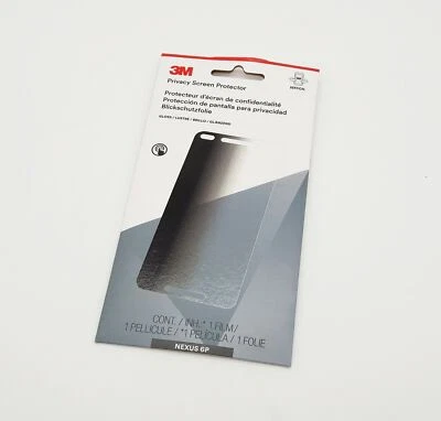 Película brillante protectora de pantalla de privacidad 3M MPPGG001 para Google Nexus 6P Foto 1 de 3
