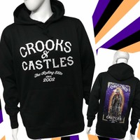 crooks and castles medusa moletom com capuz
