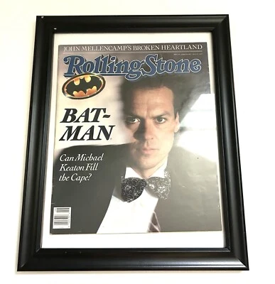 Rolling Stone Magazine #555 Michael Keaton Batman Cover Issue June 29th, 1989 Foto 1 de 4