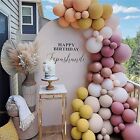 163pcs Retro Yellow Balloon Garland Arch Kit Birthday Wedding Party Decoration