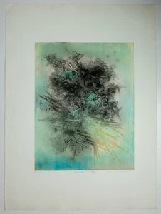 Aki Roland: Farbradierung e.a. Ex. 1971 - Bild 1 von 6