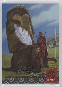 2018 Fleer Ultra Marvel X-Men Around the World Rainbow Foil Deadpool #DAW5 07hl