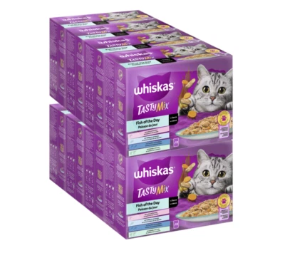 96x85g  Katzenfutter Nassfutter Tasty MixCatch of the Day in Sauce - Bild 1 von 4