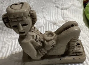 Mayan Style Small Statue 2 Inches X 2 Inches - Picture 1 of 7