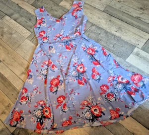Laura Ashley dress size 14 uk 50,s style dress with tie at rear - Picture 1 of 11