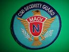 US Army CSD SECURITY GUARD Team MACV-N Patch From Vietnam War Era