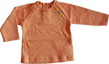 iobio Langarm-Shirt Versailles Bio-BW orange meliert
