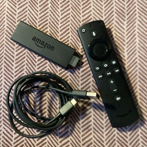 Amazon Fire TV Stick (1st Gen) Media Streamer with 1st Gen Alexa Voice Remote - Picture 1 of 2