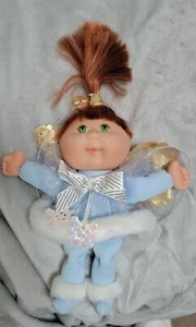 (D12) CPK Lil Swaddler 8” inch ANGEL Cabbage Patch Kid in blue suit. - Picture 1 of 19