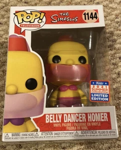 Funko Pop! Vinyl: The Simpsons - Belly Dancer Homer - GameStop (GS) (Exclusive) - Picture 1 of 6