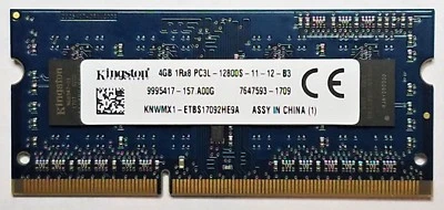 NEW - Original Dell Inspiron 17-5759 4 GB Memory module PC3L-12800S-11 1600-MHz - Image 1 of 2
