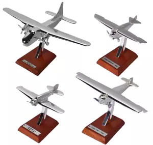Lot de 4 avions plaqués argent 1/200 Atlas - Focke Lockheed Bristol SPL03 - Foto 1 di 3