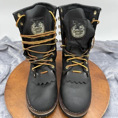 Georgia Boots Womens Loggers Soft Toe Work Boots SIze 6.5W Style #G3290 Durable - Image 1 of 4