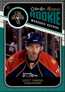 2011-12 O-Pee-Chee Panthers Hockey Card #584 Scott Timmins RC