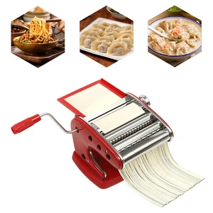 Adjustable Manual Dough Roller Sheeter Noodle Pasta Dumpling Maker Machine New - Picture 1 of 15