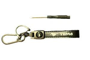 Yema Black Leather Keychain - Picture 1 of 6