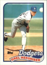 1989 Topps Tiffany #550 Orel Hershiser