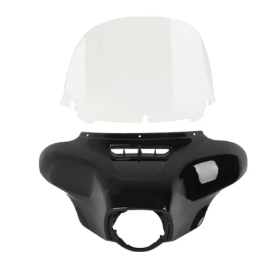 Carenado superior Batwing capucha y parabrisas apto para Harley Electra Tri Glide 2014-23 Foto 1 de 4