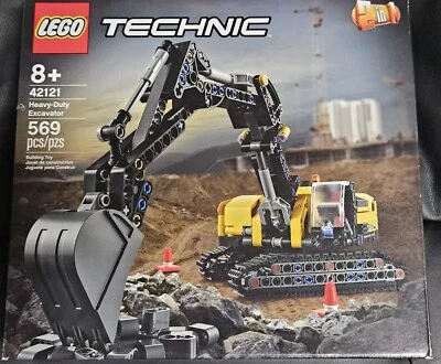 LEGO TECHNIC 42121 Heavy-Duty Excavator- 569 pcs- New Sealed & Retired - Image 1 of 4