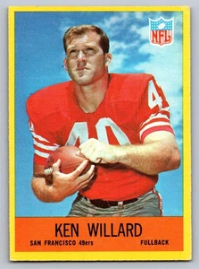 1967 Philadelphia #179 Ken Willard San Francisco 49ers - Picture 1 of 3