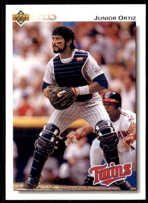 1992 Upper Deck Junior Ortiz Minnesota Twins #109 - Image 1 of 2