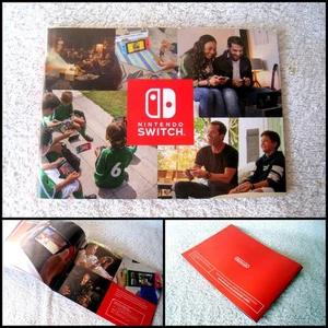 Nintendo Switch Promo Launch Pamphlet Catalogue Book 2018 - Picture 1 of 4
