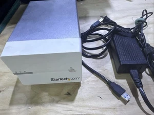 StarTech USB 3.0 Dual 3.5" SATA III raid Enclosure With Two 4TB Hard Drives - Afbeelding 1 van 4