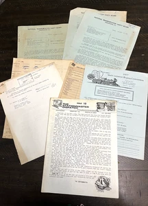Railroad Ephemera LOT Train Crash Rock Island Medical Records Newsletter VTG - Picture 1 of 11