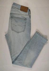 AMERICAN EAGLE OUTFITTERS - Nuevos - Pantalones de mezclilla ajustados recortados azules para mujer - Talla 28x30 - Imagen 1 de 16