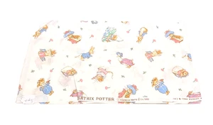 BEATRIX POTTER Peter Rabbit Stoff Half Yard Baumwolle 1992 Gartenfigur - Bild 1 von 6