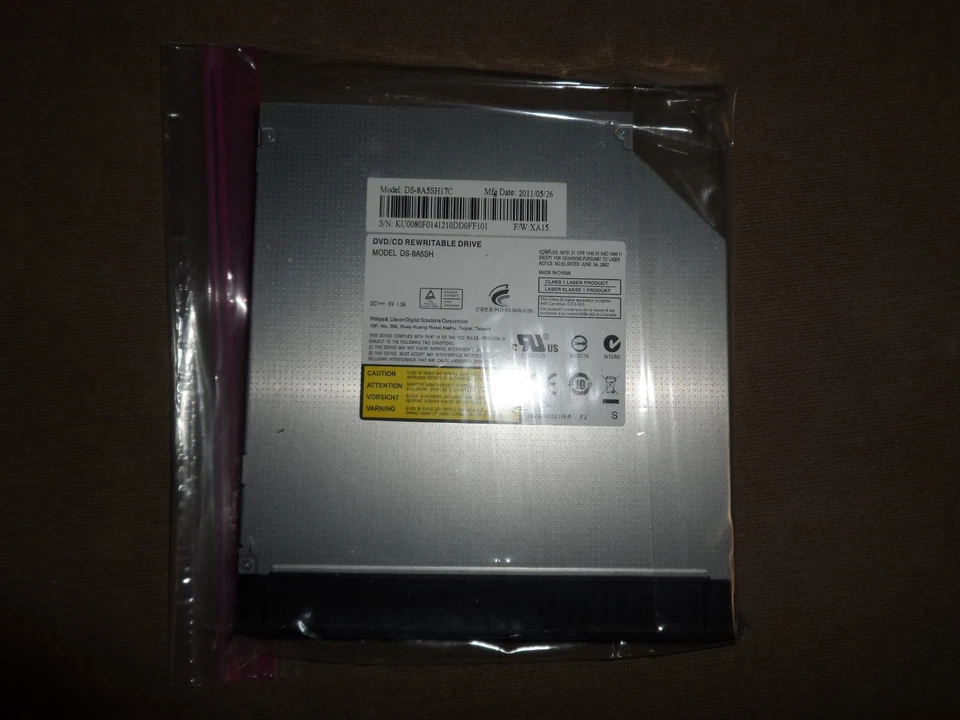 Philips & Lite-on DS-8A5SH Laptop Sata DVD-RW Drive Tested - Image 1 of 1