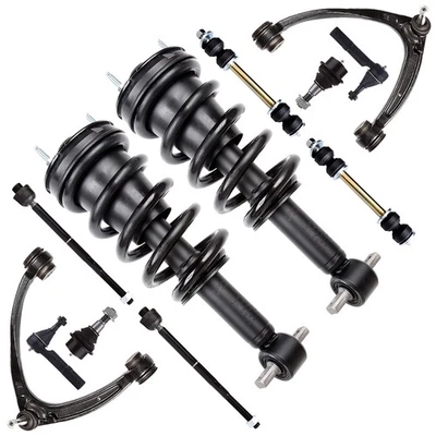 Front Struts Control Arm Ball Joints TieRods For 2007-2013 Chevy Silverado 1500 - Image 1 of 4