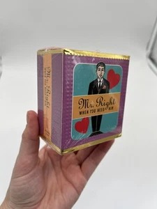 MR. RIGHT WHEN YOU NEED HIM Book & Doll KAREN SALMANSOH Mega Mini Kits New - Picture 1 of 3