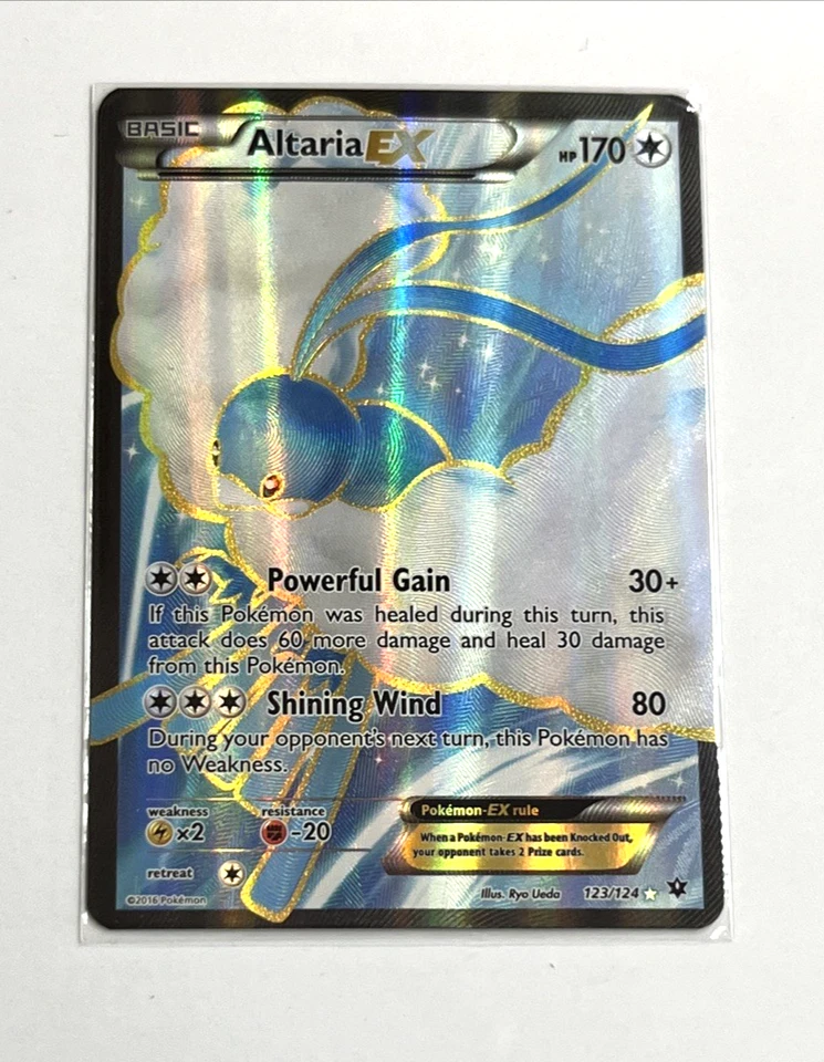 POKEMON ALTARIA EX 123/124 FATES COLLIDE FULL ART HOLO CARD - EX/MINT - Image 1 of 2