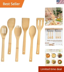 Umweltfreundliche Bambus Küchenutensilien - Langlebige Antihaft-Spatel & Löffel - Bild 1 von 8