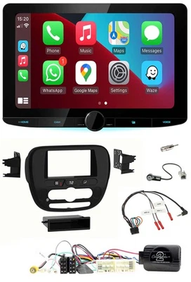 Kenwood Lenkrad USB DAB Bluetooth Autoradio für Kia Soul 17-19 piano Navigation - Bild 1 von 4