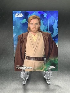 2025 Topps Chrome Sapphire Star Wars #138 Obi-Wan Kenobi - Bild 1 von 2