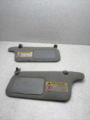 Acura TL 07-08 Sun Visor Sunvisor Left/Right Set Gray OEM Pair Foto 1 de 4