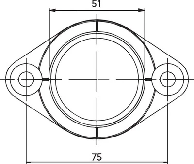 Brida de montaje de admisión de carburador Drag Specialties para Yamaha SS440 81-83 Foto 1 de 4