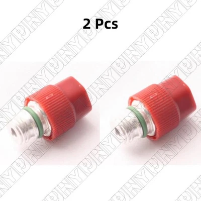 2x High Pressure Service Valve For Buick Cadillac Chevrolet Dodge Hummer Pontiac - Image 1 of 4